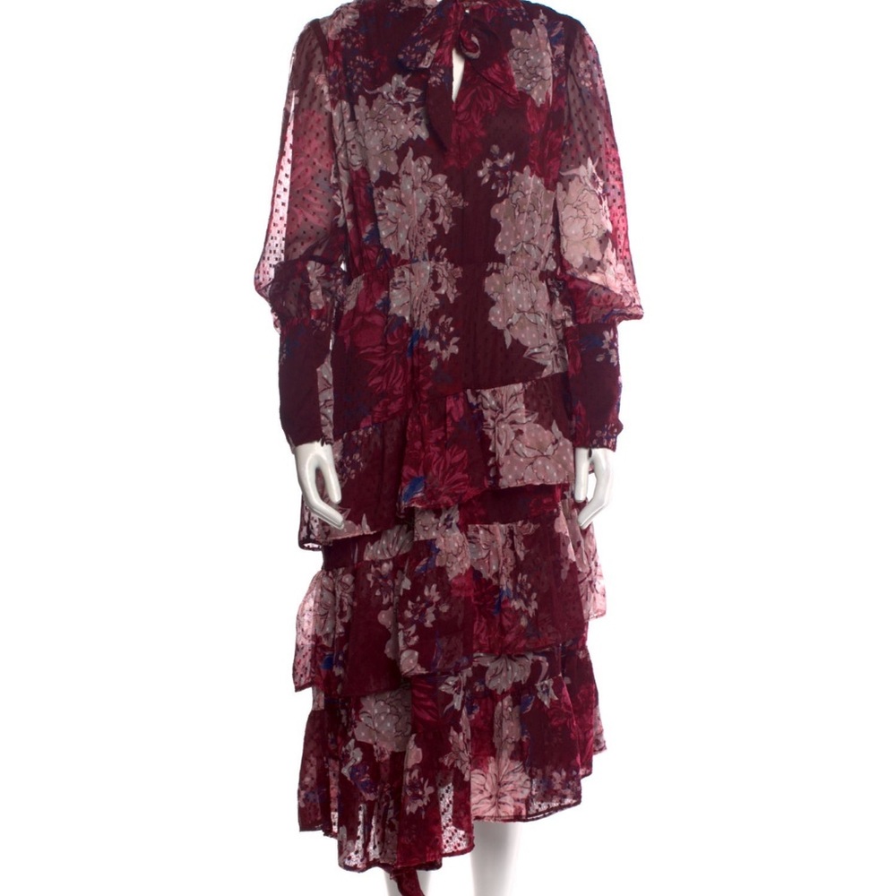 Walter baker midi length asymmetrical dress